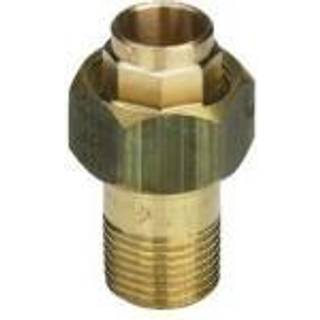 Lodde union 1/2" - 15 mm. Med en rørgevindnippel og en loddemuffe