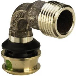 Viega Raxofix overgangsbøjning 90° 25 x 3/4" muffe/nippel rødgods