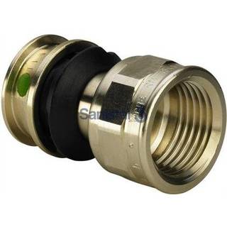 Viega Raxofix overgang 16 x 3/4" muffe/muffe rødgods