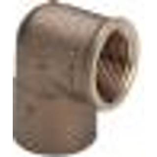 Viega Overgangsvinkel 90° muffe/muffe 22 mm x 3/4" rødgods