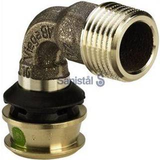 Viega Raxofix overgangsbøjning 90° 16 x 3/4" muffe/nippel rødgods