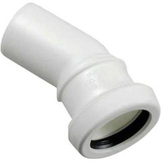 Nicoll HTP Bøjning 30° 50 mm M/1 Mf Hvid