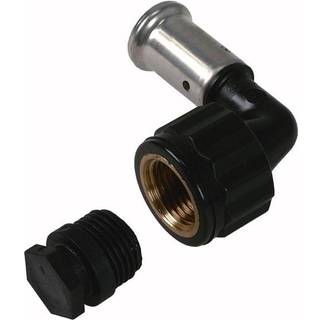 Henco pres vinkel 90° PVDF 63 mm x 2" pres/indvendig gevind