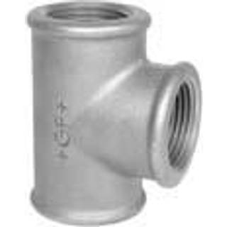 +GF+ tee 90° galvaniseret reduceret 2 1/2-2 1/2-1''