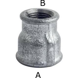 +GF+ formmuffe galvaniseret 2 1/2 - 1'' muffe-muffe