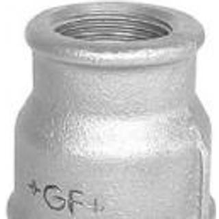 Formmuffe galvaniseret reduktion 1½" - 1" muffe-muffe
