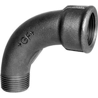 +Gf+ Bøjning Sort Mf/Np 90Gr 3/8 Gf Georg Fischer