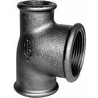 +GF+ tee 90° sort reduceret 3/4-1-1/2''