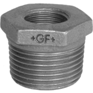 +GF+ Nippelmuffe sort koncentrisk 2 1/2 x 2