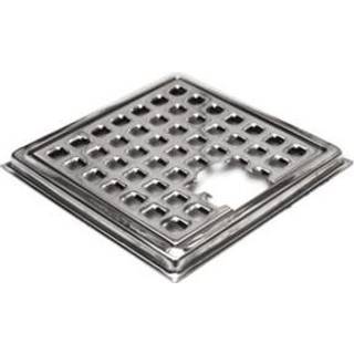 HF rist 136 x 136 mm med udskæring i kant