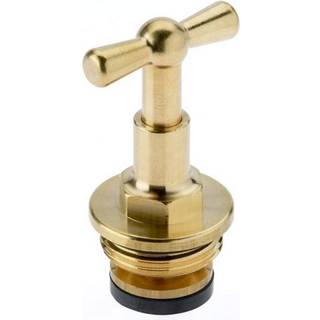 Overdel med t-greb, 3/4'', poleret