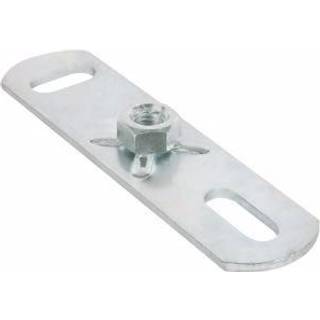 Walraven Grundflange M10 BUP 80x25mm med punktsvejset muffe. Æske af 40 stk.