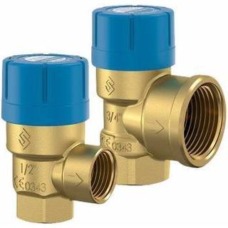 Flamco Prescor B sikkerhedsventil 3/4'' 10.0 bar. Muffe-muffe