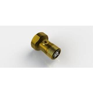 JCH 2296 vandmålerforskruning 1.1/2'' x 2'' x 80mm. Inkl. Kontrollerbar kontraventil