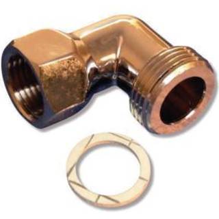 Tilgangsstykke vinkel 3/4 tommer x 1/2 tommer - Krom