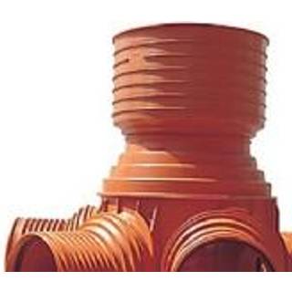 Uponor PP rense- & inspektionsbrønd 425/160mm T2 lige gennemløb og H+V tilløb.