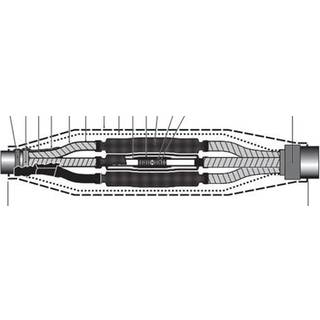 Spærremuf 12-17Kv 3-3 25-150Rm/35-120Sm Nexans Euromold