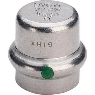 Sanpress inox slutmuffe 28 mm rustfrit stål
