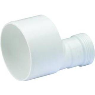 Wavin Wafix pp reduktion lang 75 x 50 mm hvid