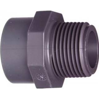 GF PVC Overgangsmuffe/-nippel 1.1/4'' - 40 mm R