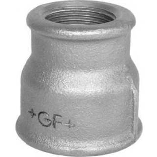 Formmuffe galvaniseret reduktion 3/8" - 1/4" muffe-muffe