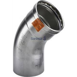 Viega Sanpress Inox XL bøjning 45° 88,9 Rustfritstål/blank, 482695