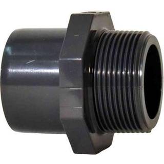Pvc Overgangsnippel 25 mm -  3/4"