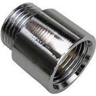 Haneforlænger 1/2" x 40 mm, muffe/nippel, krom
