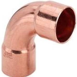 Viega Bøjning 90° muffe/muffe 18 mm kobber