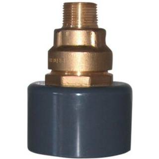 BF Kombi murkobling 63 mm x 2'' nippel for 110mm indføringsbøjning.