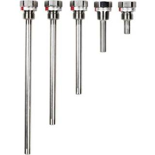 Danfoss 1/2" Følerlomme 100 mm indstik i Rustfrit stål - Til Ø6 mm ledningsføler