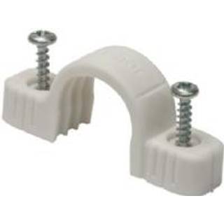 Uponor 1897939 Hæfteklammer hvid Enkelt 25 mm