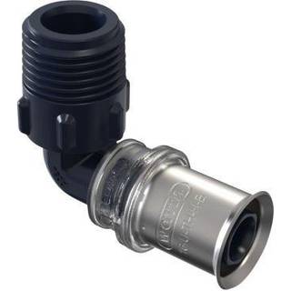 Wavin Tigris K5 vinkel med nippel 20 mm x 3/4''. PPSU. Til U, UP, H, B , TH bakker