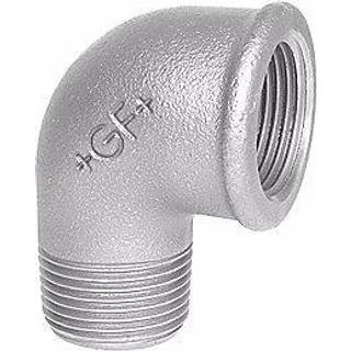 +GF+ Vinkel 90° galvaniseret muffe/nippel 3/4"