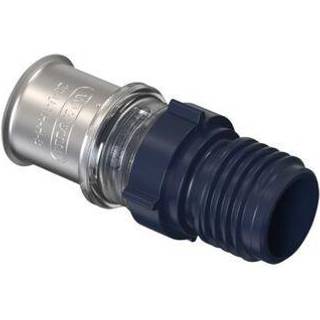 Wavin Tigris K5 overgang med nippel 25 mm x 1''. PPSU. Til U, UP, H, B , TH bakker