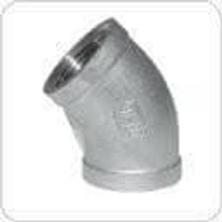 Vinkel 45° 1.4408, 20 bar 3/8 muffe/muffe