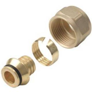 16 X ½" Wavin Alu Kobl. T ½ Nippel