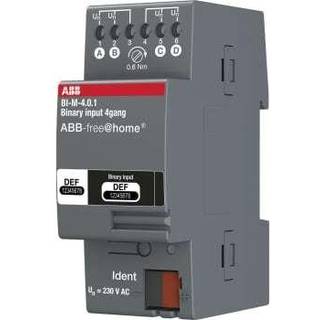ABB Inputmodul m/4 indg. 10-230vac/dc din2m
