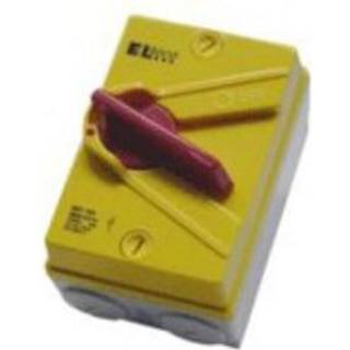 ELTECO Sikkerhedsafbryder 63a, ac23, 3p+n, gul