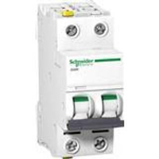 Schneider Acti9 iC60N 2P 10A Dobbelt terminal D-karakteristik 6/10kA 230V Bredde 36mm