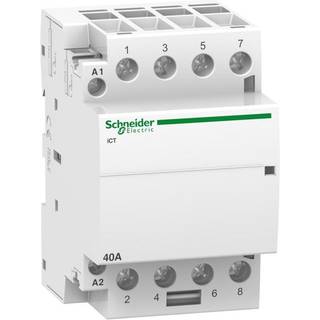 Schneider Acti9 Kontaktor iCT 40A 4NO 230V 54 mm A9C20844