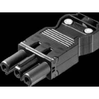 Wieland Gst18i3 stik skrue 250v/20a hun 0,75-2,5mm2 ø=6,5-10,5mm sort, 92.731.3053.1