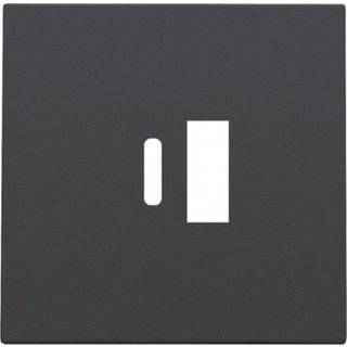 Niko Afdækning usb-a+c oplader, antracit