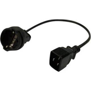 Apc Epdu Power Cord Schuko To C20 0 Sort 0,5 M 0.5m. Sort