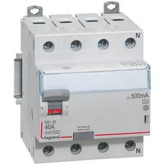 Legrand DX³ RCCB fejlstrømsafbryder 40A 4pol 300mA type-A-S 4M 10KA