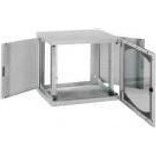 Actassi 19'' Væg Rack med Glasdør, BDH: 600 x 500 x 780 15HE, Lysegrå