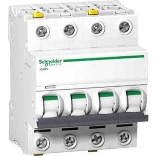 Schneider Electric Acti9 iC60N 4P 32A Dobbelt terminal D-karakteristik 6/10kA 230V Bredde 72mm