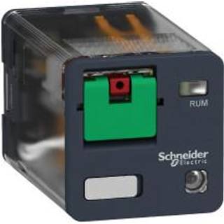 Schneider Electric Stikbensrelæ 10A 3C/O 24VAC med LED og testknap
