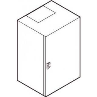 LK Actassi 19'' vægrack med pladedør 600x500x912 mm 18HE, lysegrå