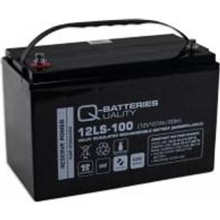 Q-Batteries 12LS-100 / 12V - 107Ah 10-års AGM batteri